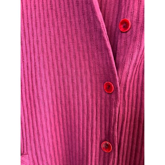 VINTAGE | 80’s LA Woman Rib-Knit Cardigan - Picture 10 of 16